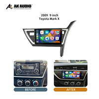 Marco de Radio para Coche de 10.1 Pulgadas para Toyota Auris 2012-2015, Kit de Panel Estéreo Negro, Modificación de Plástico ABS+PC