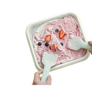 Mokkom Yaourtière manuelle non électrique, sorbetière en plastique, plaque à yaourt glacé DIY, utilisation facile MK 800 - Product Image 3