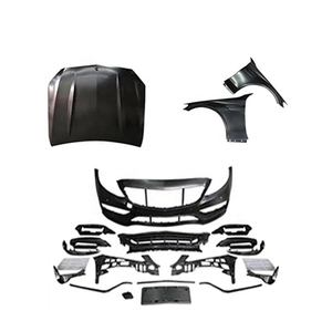 W205 Véritable Pare-chocs Avant Pour <span class=keywords><strong>Mercedes</strong></span> <span class=keywords><strong>Benz</strong></span> 14-21 <span class=keywords><strong>C</strong></span> <span class=keywords><strong>Classe</strong></span> W205 C205 Mise À Niveau C63S <span class=keywords><strong>AMG</strong></span> Ligne <span class=keywords><strong>Coupe</strong></span> 1:1 Kit Carrosserie Ailes Capot Moteur - Product Image 1