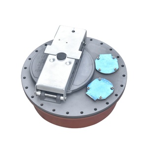 내구성이 뛰어난 고품질 16인치 알루미늄 합금 유럽 표준 오일 탱커용 맨홀 커버 - Product Image 1