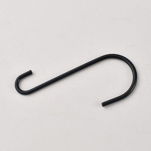 <b>S</b> <b>Hook</b> Black 4 Inch Cold Rolled Steel Rust Resistant For Drawer Use - Product Image 2