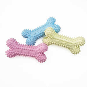 Mascarillas no tóxicas con forma de hueso para perro, juguetes para mascotas, logo personalizado, forma de hueso molar - Product Image 5