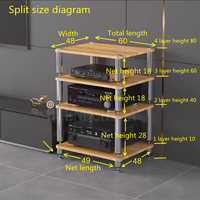 DK-02 HIFI güç amplifikatörü kabine ses kabine AV ekipmanları raf TV kabine sütunlar mevcut siyah ve beyaz ve gümüş