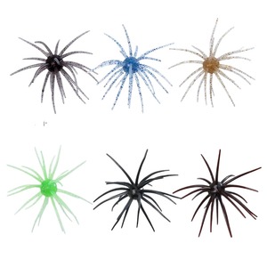 Esca Artificiale Morbida in PVC Stampato a Forma di Riccio Marino <span class=keywords><strong>per</strong></span> Carpe, Persici, Mandarini, Tilapia - Esca da <span class=keywords><strong>Pesca</strong></span> a Mosca Topwater/Midwater - Product Image 2