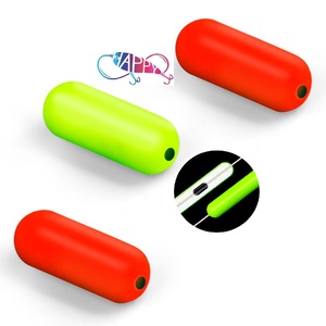 100pcs Fishing <strong>Float</strong> Resistance Big Bean <strong>Silicone</strong> Space Bean Fishing Gear Line Set Connector Stopper Fishing Accessories Outdoor - Product Image 1