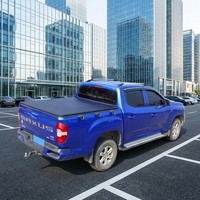 Weiche Vinyl-Faltabdeckung für Ladefläche, Wasserdicht mit Heckklappenverriegelung für GMC Sierra 5,8 Fuß Ladefläche, Ohne Bohren Montierbar
