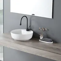 Pabrik langsung Baru mengembangkan kamar mandi wall hung kecil wastafel tempat cuci tangan seni