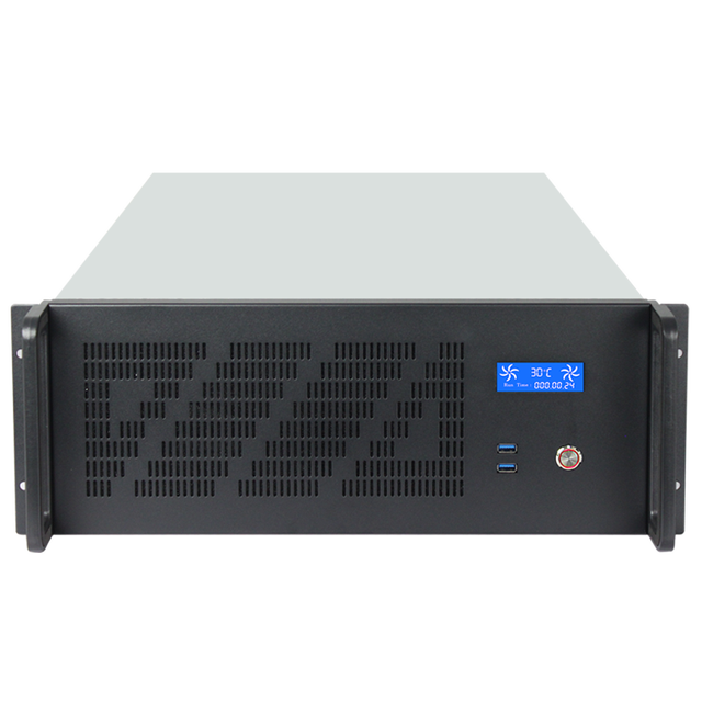 4u Rackmount Chassis AI Server Case 12 PCIe Slot EATX MB Support 8 HDD Server Case
