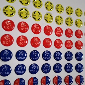 Custom Logo Crystal Epoxy <b>Stickers</b> Circle Self Adhesive UV Printing Custom Made For <b>Personalized</b> Applications - Product Image 2