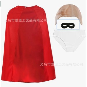Cape d'Halloween pour enfants, costume de super-héros en fil de polyester, unisexe, 5-7 ans, décoration de fête - Product Image 4