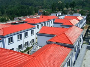 กระเบื้องหลังคา <span class=keywords><strong>UPVC</strong></span> PVC แบบดั้งเดิม - แผ่น<span class=keywords><strong>เรียบ</strong></span>ทนทานสำหรับ<span class=keywords><strong>หลังคา</strong></span>ลูกฟูกที่อยู่อาศัย - Product Image 3