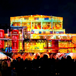 Système de projection de motifs dynamiques sur façade permanente LED IP65 pour monuments urbains, musées, hôtels, places, tourisme culturel nocturne - Product Image 4
