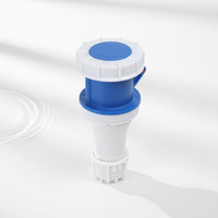 Connecteur étanche industriel Nuoqiya IP67 3 broches 63A 220V, prise et fiche industrielles