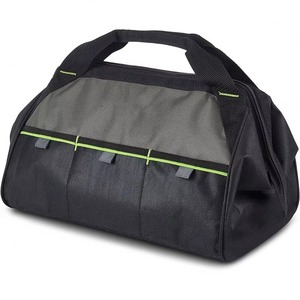 Échantillon gratuit, sac à outils pour électricien, personnalisé, imperméable, durable, grande capacité, avec fermeture éclair, sac à outils de jardinage - Product Image 3