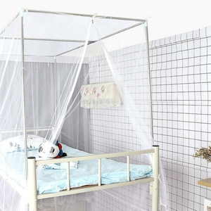 <span class=keywords><strong>Moustiquaire</strong></span> de lit superposé pour dortoir étudiant, installation gratuite, anti-poussière, porte simple, sans support - Product Image 3
