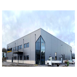 Chi phí thấp đúc sẵn Kết Cấu Thép nhà kho văn phòng Xây Dựng & Mall Bộ dụng cụ với sức đề kháng gió cao - Product Image 6