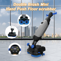 C430BN Main Push Mini Type Automatique Machine De Nettoyage De Sol Épurateur Commercial Plancher Brossage Escaliers Machine De Nettoyage