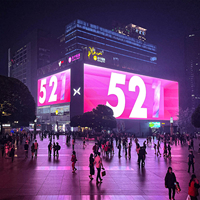 Écran numérique géant pour publicité commerciale extérieure Mur vidéo LED 3D personnalisé Panneau étanche Écran LED fixe d'extérieur
