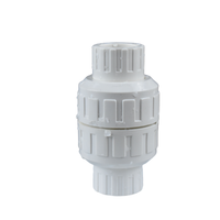 Vanne de retenue en plastique Hongke, prix usine, 3/4"-8", Vanne à boisseau sphérique anti-retour, filetage à emboîtement, durable