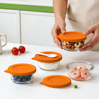 Couvercles en silicone de qualité alimentaire, compatibles lave-vaisselle et micro-ondes, remplacement pour Pyrex Freshlock et SNAPWARE (7202R)