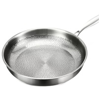 Poêle ronde en titane de qualité commerciale GR1, modèle TG-003, pour usage domestique