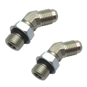 Chine <span class=keywords><strong>prix</strong></span> d'usine en gros 6802-NWO série SAE 070320 mâle JIC à ORB 45 coude joint torique patron raccords de tuyauterie hydrauliques - Product Image 4