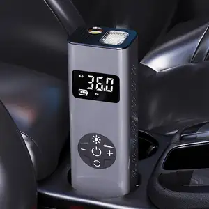 Inflador de neumáticos inalámbrico portátil, eléctrico y automático, Digital, 60W, 11V, Mini compresor de bomba de aire para coche y bicicleta