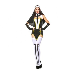 High Quality <strong>Plus</strong> <strong>Size</strong> Sexy Nun <strong>Costume</strong> for Fat <strong>Woman</strong> Fancy Dress the Nun <strong>Halloween</strong> Nun <strong>Costume</strong> - Product Image 1
