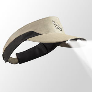 Casquette de soleil avec lampe frontale LED alimentée par batterie personnalisée <span class=keywords><strong>POWERCAP</strong></span> - Product Image 1