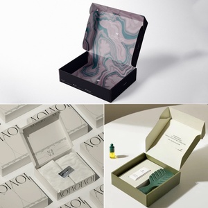 Caja de Cartón Corrugado Plegable Biodegradable con Impresión de Tinta de Soya Personalizada para Envío de Regalos de Lujo por Correo Postal - Product Image 4