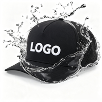 Casquette de baseball unisexe personnalisée de haute qualité, sportive, en polyester, perforée au laser, respirante et imperméable
