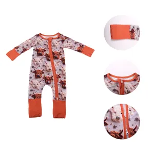 Customised 3D Patterns funny baby onesie white baby bodysuits baby girl onesies 0-3 months footed hand covers