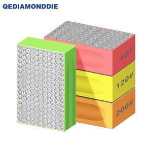 Tampons de polissage portatifs en résine diamantée électroplaquée pour pierre, verre et marbre - Product Image 5