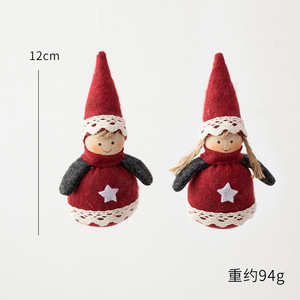 Di alta qualità di natale decorazione bambole Festival vestito ragazzi e ragazze piccoli angeli per Festival piccoli ciondoli ornamento - Product Image 3