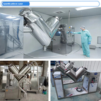 Machine de mélange industrielle pour poudres alimentaires et chimiques, équipement de mélange de type V