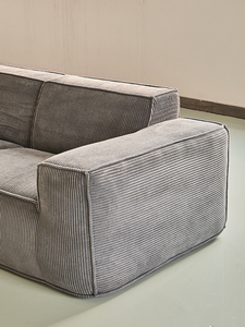 Muebles de Sala de Estar de Alta Calidad, Sofá Esquinero Compacto, Moderno, Tipo Bloque de Tofu, Tres Plazas, Sellado al Vacío, Plegable - Product Image 2