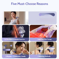 Portable sans fil télécommandé Shiatsu cou et épaule masseur ceinture cou masseur pour soulager la douleur des tissus profonds