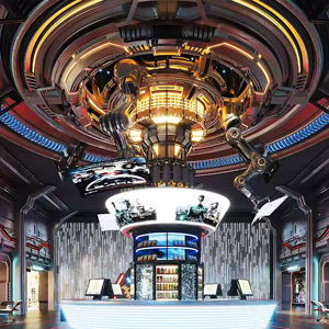 Orologio da Parete Industriale Vintage Steampunk, Decorazione da Parete per Bistro, Bar, Escape Room, Caffetteria, <span class=keywords><strong>Man</strong></span> Cave, in Fusione - Product Image 1