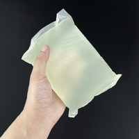 Perekat Panas Leleh Sensitif Tekanan Elastomer Termoplastik Fleksibel Kuat untuk Label Botol dan Pengemasan