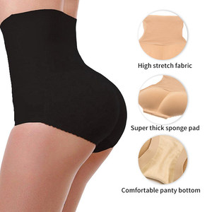 Bragas moldeadoras de cadera acolchadas para mujer, ropa interior de realce de glúteos, potenciador de cadera acolchado, de corte alto, alicates de soporte para adultos de todo el año - Product Image 1