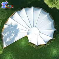 Carpascarpe personnalisée Glamping Tentes de camping uniques Resort House Hotel Tent Snail Sea Shell Glamping Outdoor Tentes