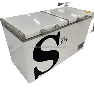 frigo冷却系统鼓风冰柜顶部打开二手深箱双门冰箱和冰柜150l neveras冰箱