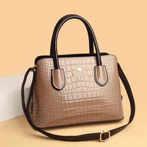 Bolsos de Mujer de Alta Calidad para Verano, Venta al por Mayor, Bolso Tipo Cubo de Cuero PU con Correa para el Hombro, Bolsos de Mano para Damas - Product Image 1