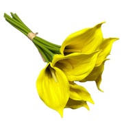 Künstliche Calla-Lilien Blumenstiele für Hochzeits-Blumenarrangements, Heimdekoration, Wohnzimmer und Esstisch