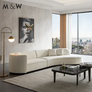 M & W高品质现代办公等待沙发套装接待家具