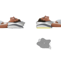 Oreiller de contour en mousse à mémoire de forme cervicale orthopédique ergonomique literie en tissu soulagement de la douleur aux épaules soutien profilé oreiller de sac latéral