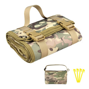 Tactical Shooting <b>Mat</b> 600D Oxford Cloth Moisture Proof Outdoor <b>Camping</b> <b>Mat</b> Rectangle Foam Fill Black Set - Product Image 3