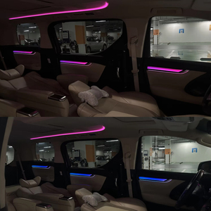 Éclairage d'ambiance dynamique 64 couleurs pour Toyota Alphard/Vellfire RHD/LHD 2015-2023, accessoires de mise à niveau de l'éclairage LED intérieur - Product Image 5