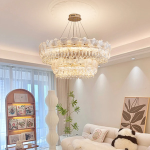 Modern Luxury Crystal Round Chandelier LED Multi Head <b>Ceiling</b> <b>Light</b> For Living Room Villa Hotel Wedding Hall - Product Image 1