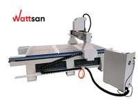 Wattsan 2025 M1 1325 1300*2500 6kw Machine de fraisage CNC pour bois et métal, routeur CNC 1300x2500 mm, machine de gravure pour portes en bois